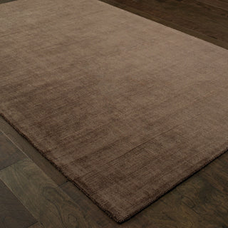 Oriental Weavers Mira 35102 Brown/ Brown Area Rug On Wood