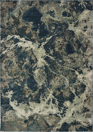 Oriental Weavers Montage 001PE Grey Blue Area Rug main image