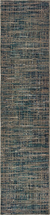 Oriental Weavers Montage 5503D Blue Grey Area Rug Runner Image