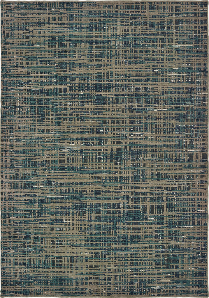 Oriental Weavers Montage 5503D Blue Grey Area Rug main image
