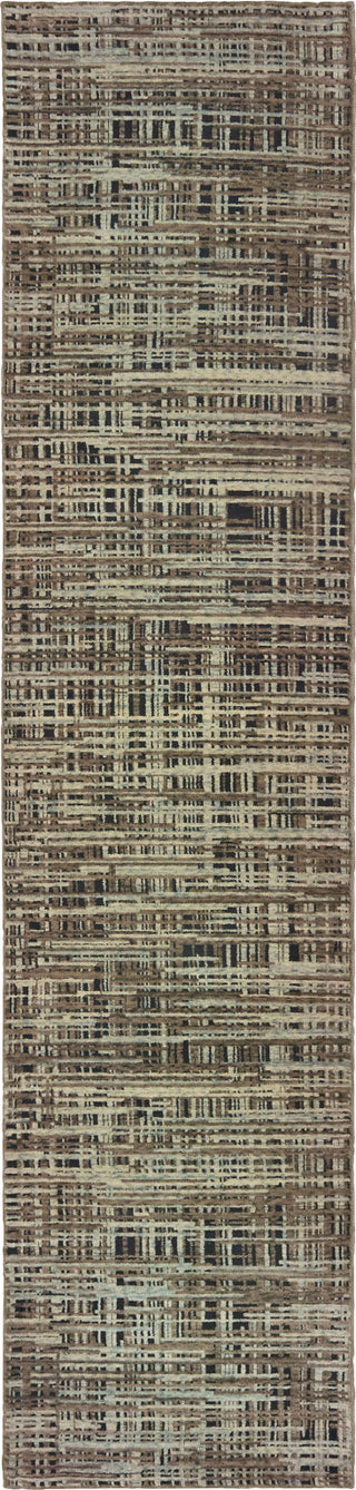 Oriental Weavers Montage 5503E Grey Green Area Rug Runner Image