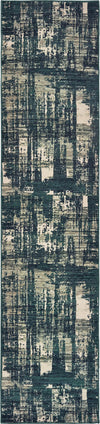 Oriental Weavers Montage 5990B Blue Grey Area Rug Runner Image