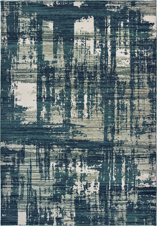 Oriental Weavers Montage 5990B Blue Grey Area Rug main image