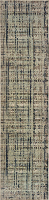 Oriental Weavers Montage 8020B Blue Tan Area Rug Runner Image