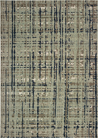 Oriental Weavers Montage 8020B Blue Tan Area Rug main image