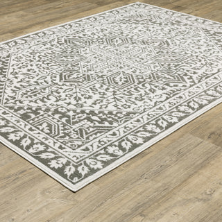 Oriental Weavers Montecito 1101W Grey/White Area Rug Alternate Image