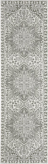 Oriental Weavers Montecito 1101W Grey/White Area Rug Runner Image