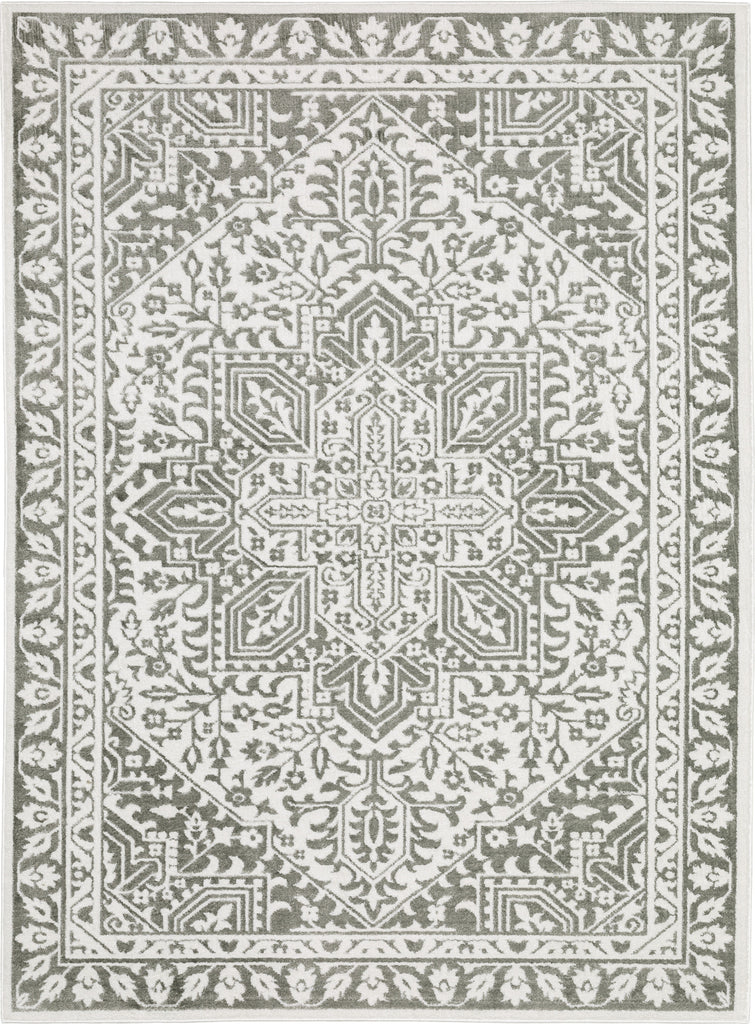 Oriental Weavers Montecito 1101W Grey/White Area Rug main image