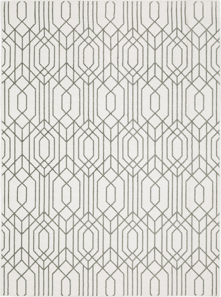 Oriental Weavers Montecito 4158W White/Grey Area Rug main image