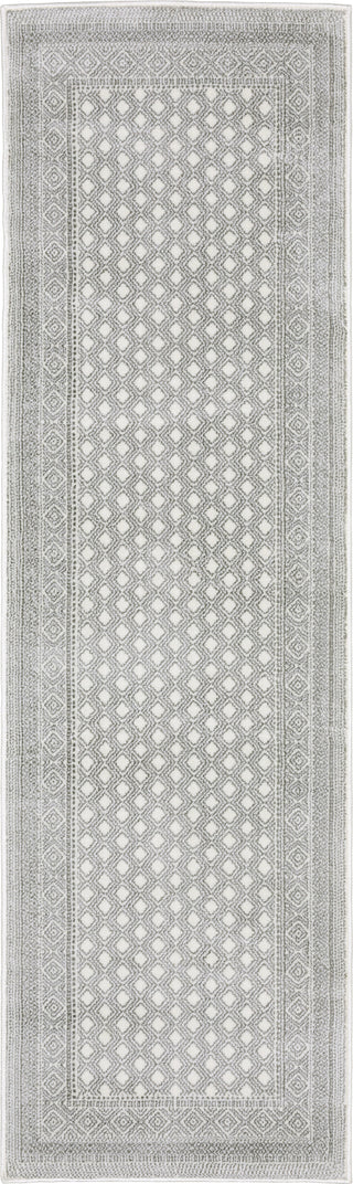 Oriental Weavers Montecito 094W8 White/Grey Area Rug Runner Image