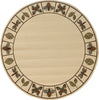 Oriental Weavers Montego 2266W Ivory/Brown Area Rug 7'10 Round