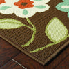 Oriental Weavers Montego 2267D Brown/Ivory Area Rug Corner