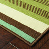 Oriental Weavers Montego 6990I Green/Blue Area Rug Corner