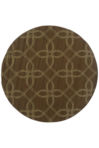 Oriental Weavers Montego 6991N Brown/Green Area Rug 7'10 Round