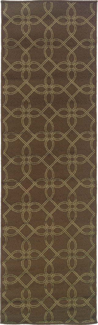 Oriental Weavers Montego 6991N Brown/Green Area Rug Runner