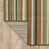 Oriental Weavers Montego 6996C Green/Blue Area Rug Backing Image