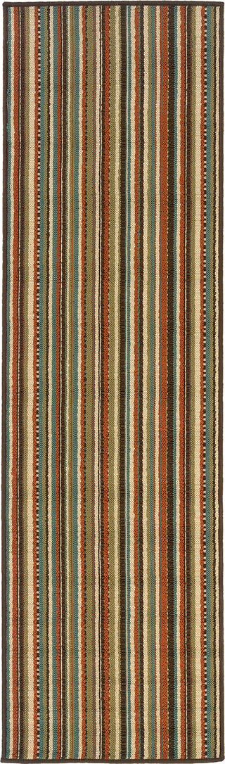 Oriental Weavers Montego 6996C Green/Blue Area Rug Runner