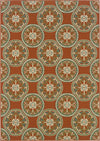 Oriental Weavers Montego 8323D Rust/Ivory Area Rug main image