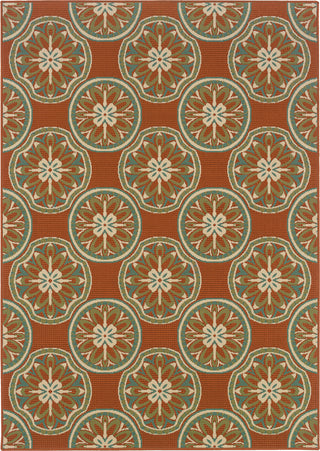 Oriental Weavers Montego 8323D Rust/Ivory Area Rug main image