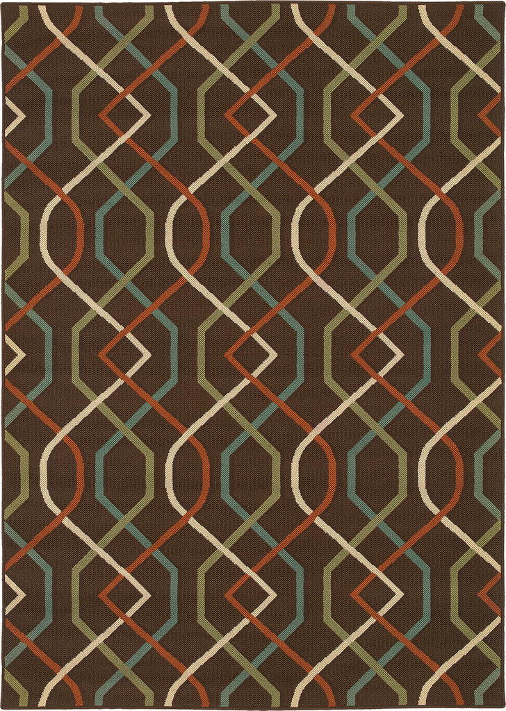 Oriental Weavers Montego 896N6 Brown/Ivory Area Rug main image