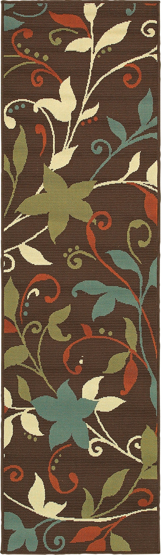 Oriental Weavers Montego 967X6 Brown/Green Area Rug Runner