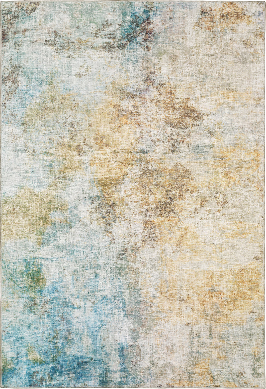 Oriental Weavers Myers Park MYP09 Yellow/ Blue Area Rug Main Image featured
