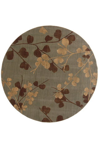 Oriental Weavers Nadira 1334L Blue/Brown Area Rug 9' Round