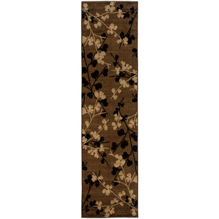 Oriental Weavers Nadira 1334N Brown/Black Area Rug 2' 7 X 9' 4 Runner