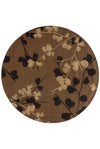 Oriental Weavers Nadira 1334N Brown/Black Area Rug 9' Round