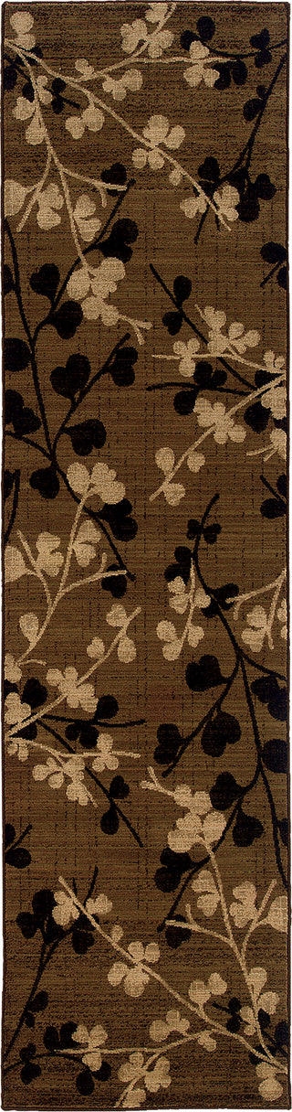 Oriental Weavers Nadira 1334N Brown/Black Area Rug Runner