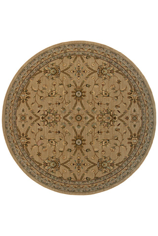 Oriental Weavers Nadira 312I2 Beige/Green Area Rug 9' Round