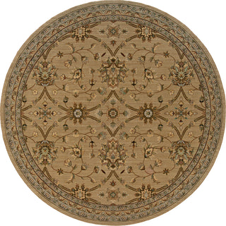 Oriental Weavers Nadira 312I2 Beige/Green Area Rug 9' Round