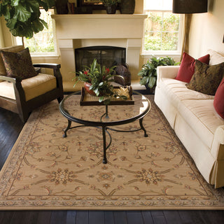 Oriental Weavers Nadira 312I2 Beige/Green Area Rug Roomshot Feature