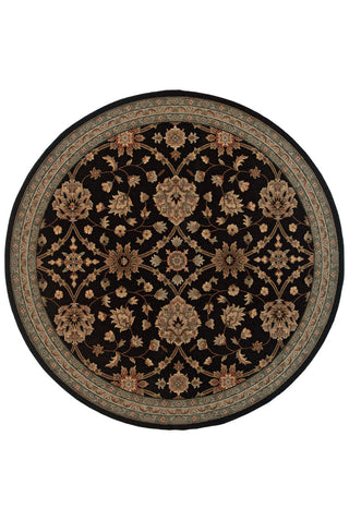 Oriental Weavers Nadira 312K2 Black/Blue Area Rug 9' Round