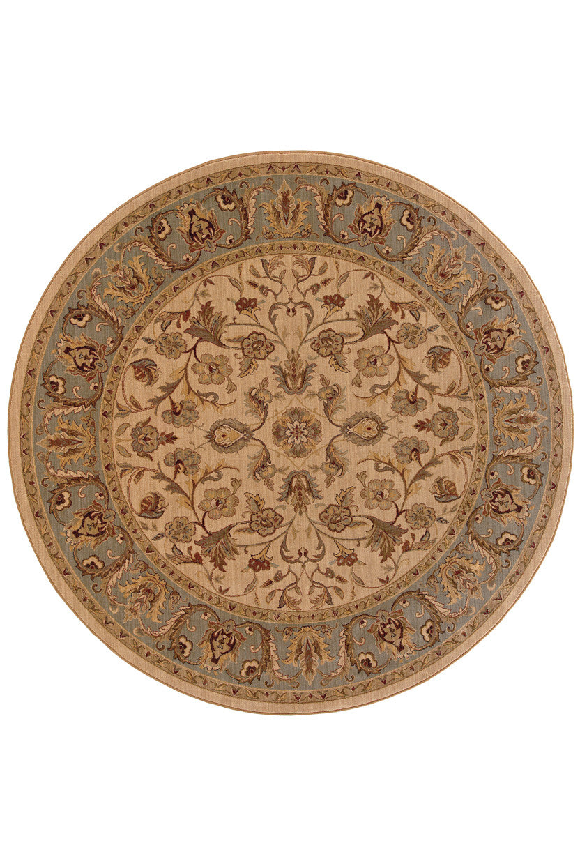 Oriental Weavers Nadira 042B2 Beige/Blue Area Rug Incredible Rugs and