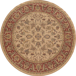 Oriental Weavers Nadira 042D2 Beige/Rust Area Rug Round Image