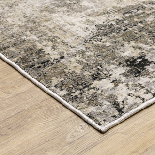 Oriental Weavers Nebulous 002X9 Beige/Grey Area Rug Corner Image