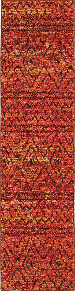 Oriental Weavers Nomad 8122O Orange/Red Area Rug Runner