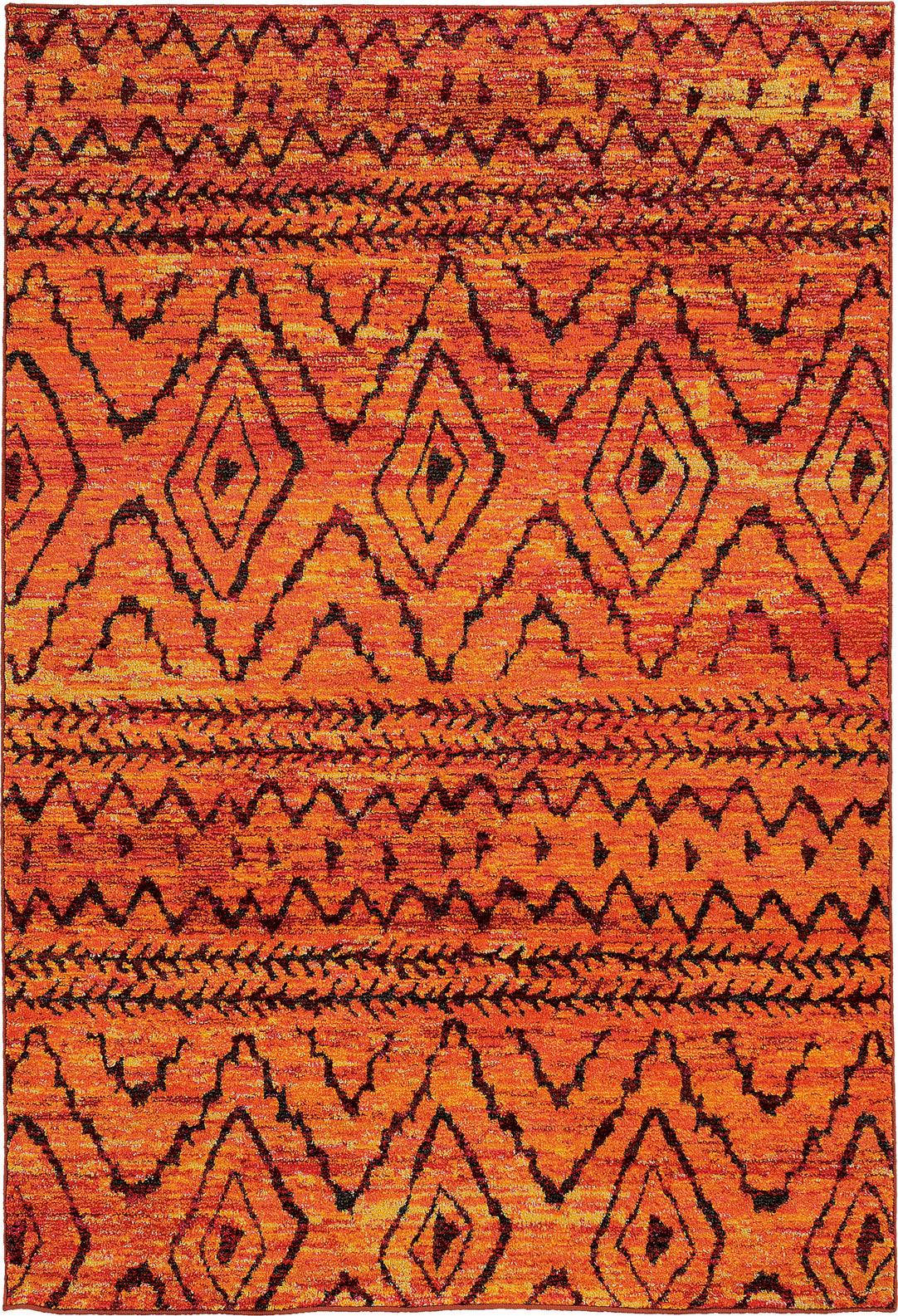 Oriental Weavers Nomad 8122O Orange/Red Area Rug main image 