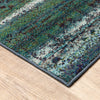 Oriental Weavers Nomad 8123G Green/Blue Area Rug Corner Image