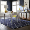 Pantone Universe Optic 41104 Navy/Ivory Area Rug Roomshot Feature