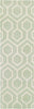 Pantone Universe Optic 41106 Green/Ivory Area Rug Runner