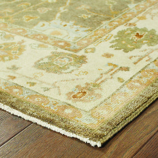 Tommy Bahama Palace 10302 Brown Area Rug Corner Shot Feature