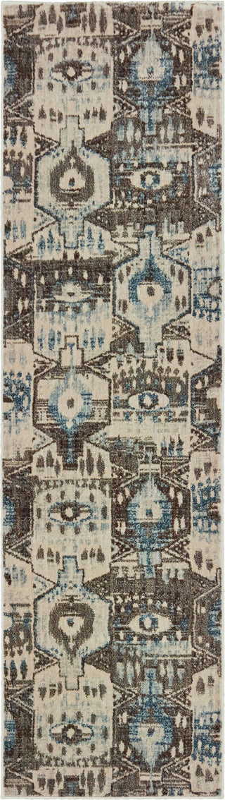 Oriental Weavers Pandora 1334W Blue Brown Area Rug Runner Image