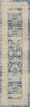 Oriental Weavers Pandora 1444H Ivory Blue Area Rug Runner Image