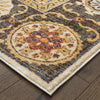 Oriental Weavers Pandora 4929X Ivory Brown Area Rug Corner Featured