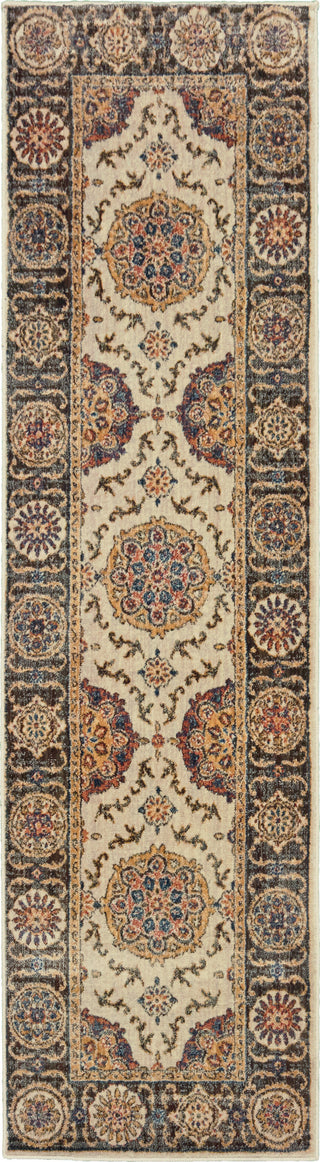 Oriental Weavers Pandora 4929X Ivory Brown Area Rug Runner Image