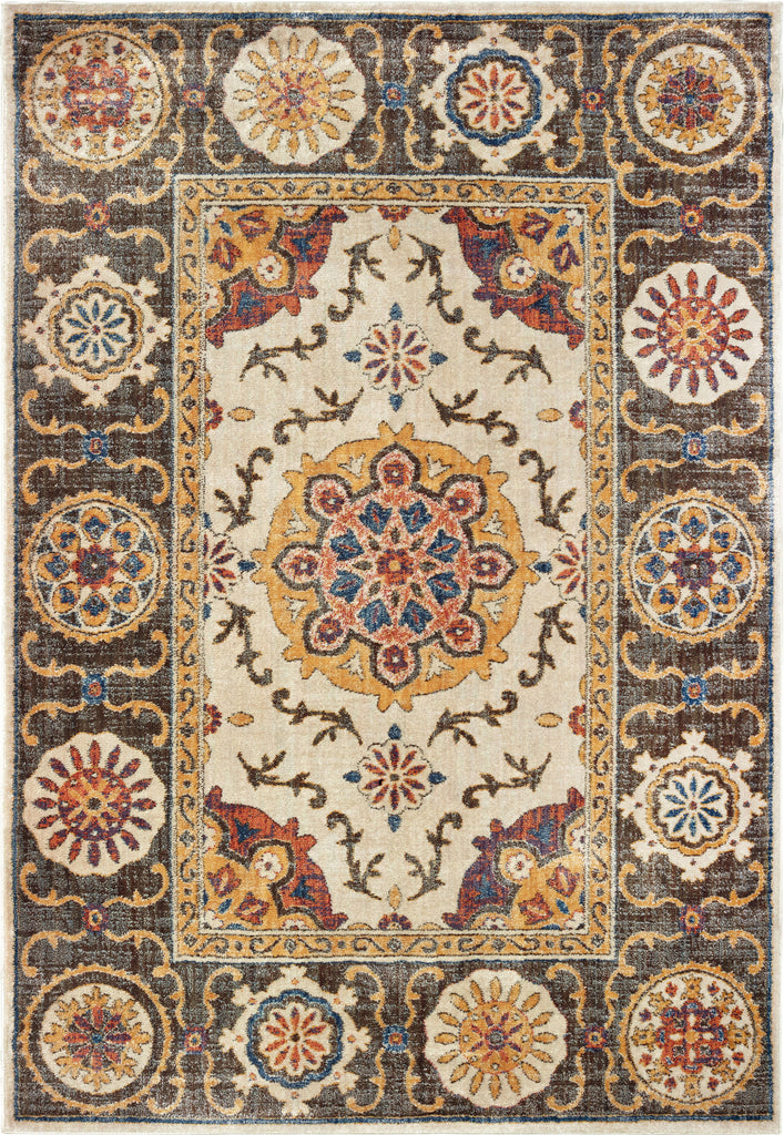 Oriental Weavers Pandora 4929X Ivory Brown Area Rug main image