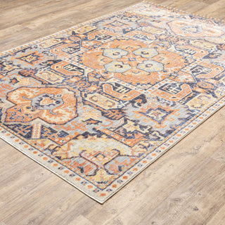 Oriental Weavers Pandora 049S7 Blue Orange Area Rug Alternate Image