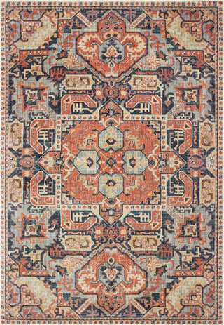 Oriental Weavers Pandora 049S7 Blue Orange Area Rug main image